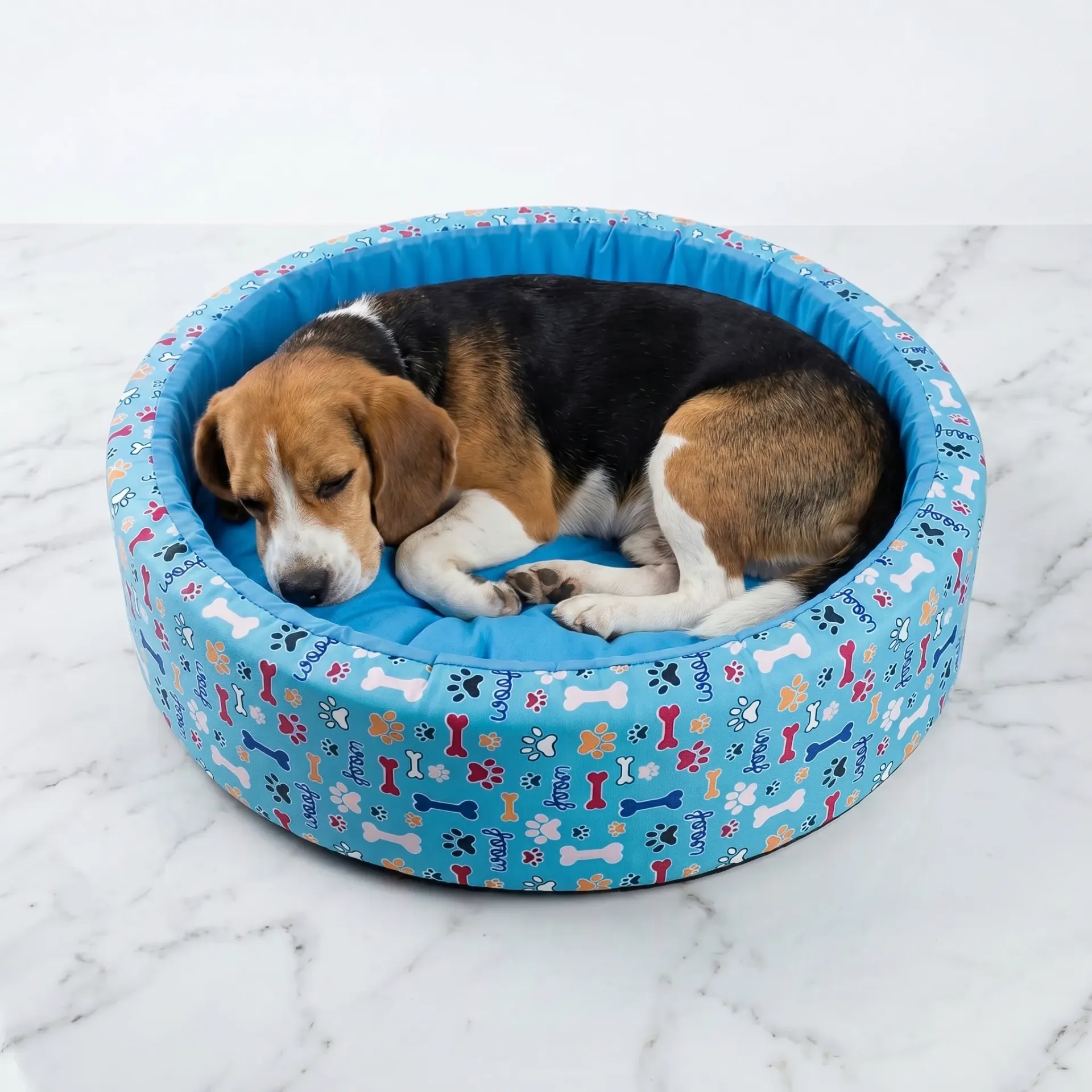 Cama Redonda Para Perros -  Tamaño Mediano.