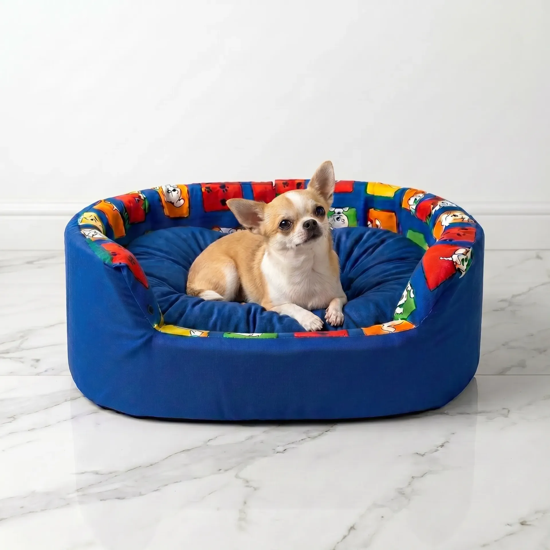 Cama Para Perros Con Goma - Tamaño Pequeño.