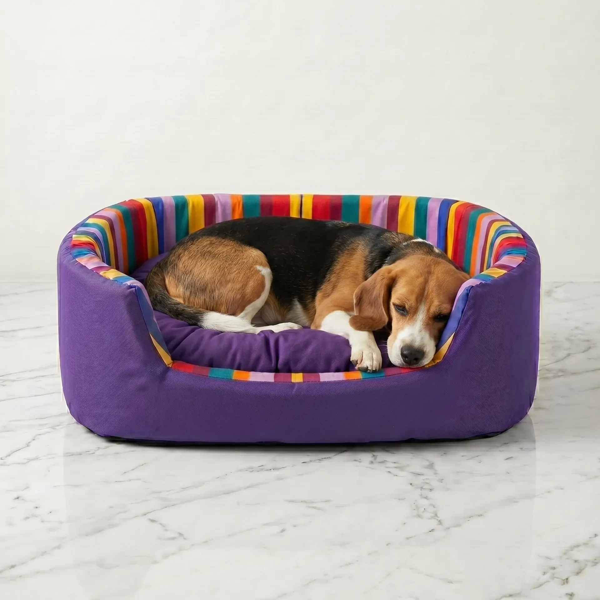 Cama Para Perro Con Goma Tamaño Mediano.